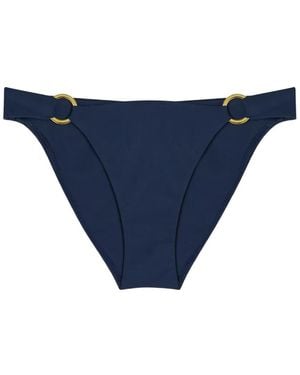 Away That Day Sorrento Bikinihöschen Mit Ringdetail - Blau