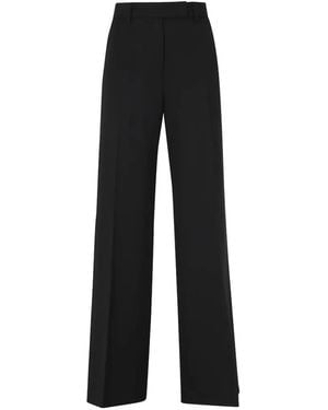 Seventy Pressed-Crease Wide-Leg Pants - Black