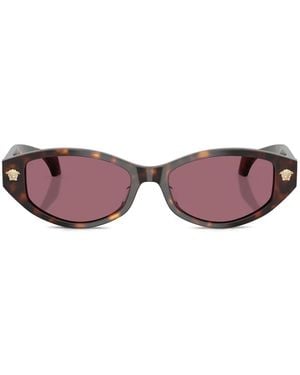 Versace Lunettes De Soleil À Monture Papillon - Rose