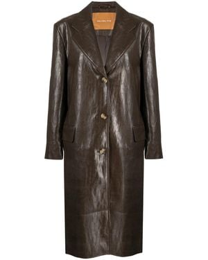 Rejina Pyo Kara Faux-Leather Coat - Black