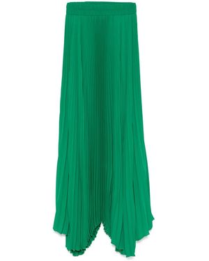 Styland Pleated Maxi Skirt - Green