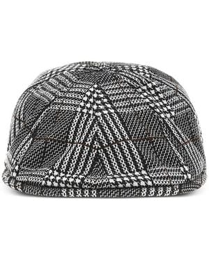 Kangol Pattern Flexfit Flat Cap - Grey