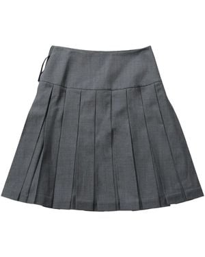 ShuShu/Tong Wool-blend Skirt - グレー