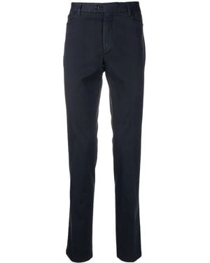 Billionaire Classic Cotton Straight Leg Pants - Blue