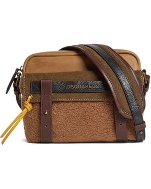 DSquared² Canadian Messenger Bag - Brown