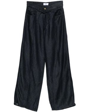 Le Temps Des Cerises Vaqueros Anchos Con Cordones - Azul