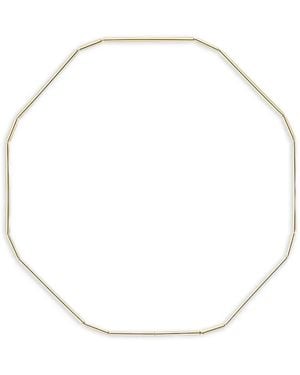 Shihara Construction Lines Chain-Link Necklace - White