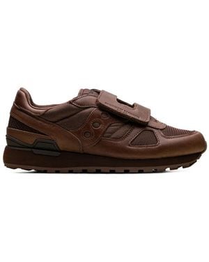 Saucony Shadow Original Touch-Strap Trainers - Brown