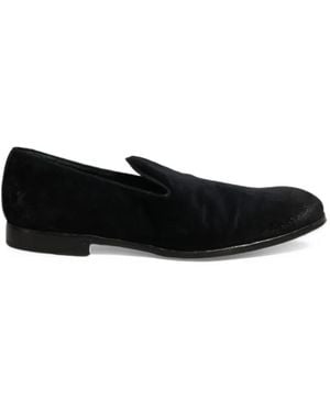 Dolce & Gabbana Suede Loafers - Black