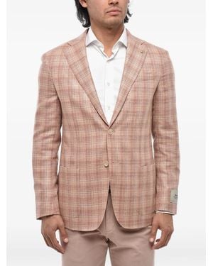 Corneliani Cc Collection Single-Breasted Patch-Pocket Blazer - Natural