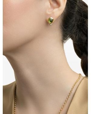 Tamara Comolli Diamond Peridot Bouton Earrings - Natural