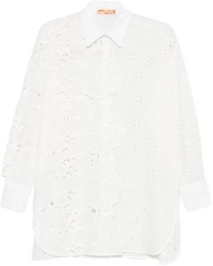 Ermanno Scervino Cotton Shirt - White