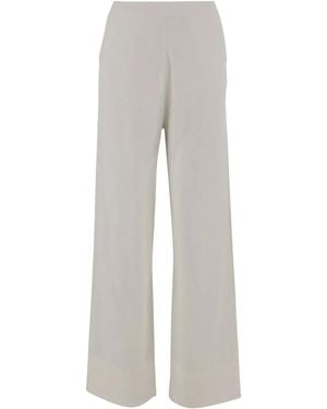 Allude Pantaloni Dritti - Grigio
