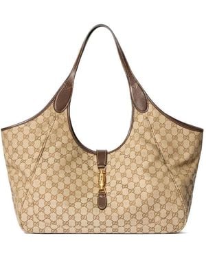 Gucci Grand Sac Cabas Mercato À Motif - Neutre