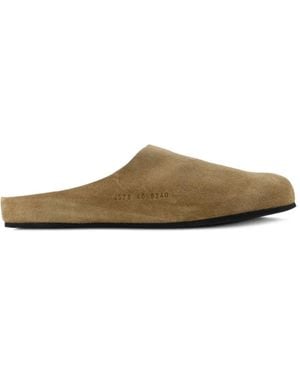 Common Projects Mules En Daim À Bout En Amande - Multicolor