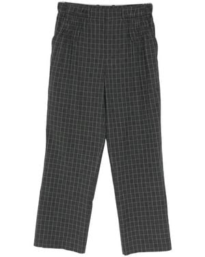 Kiko Kostadinov Minna gathered trousers - Grau