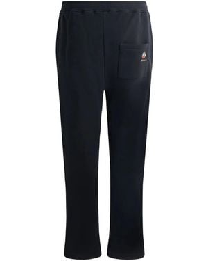 Bally Crest-Embroidered Joggers - Blue