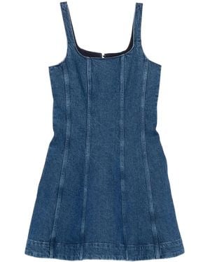 Maje Abito Con Scollo Quadrato - Blu