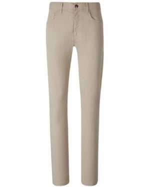 Canali Regular Trousers - Natural