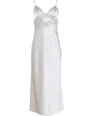 Fleur du Mal Vestido Midi Lily - Blanco