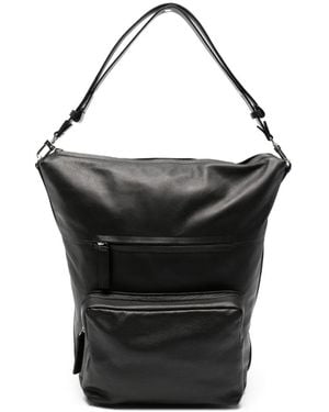 Hags Judy Leather Backpack - Black