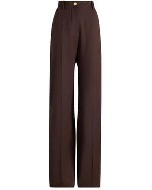Patou Hose Mit Hohem Bund - Braun