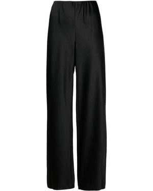 Vince Straight-Leg Satin Pants - Black