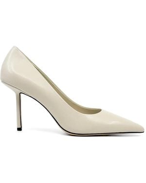 STUDIO AMELIA Vivonne Pointed-Toe Pumps - White