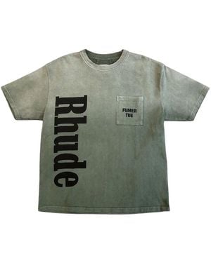 Rhude Logo Pocket T-Shirt - Green