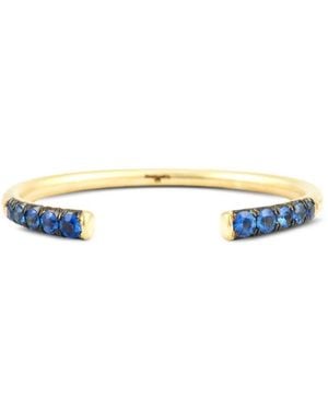 Sylva & Cie Athena Sapphire Bangle Bracelet - Metallic