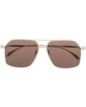 McQueen Getönte Pilotenbrille - Mettallic