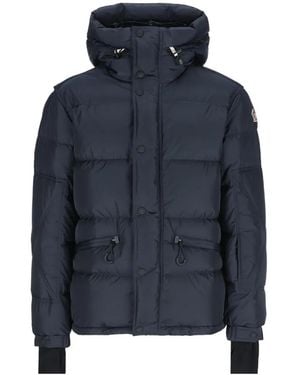Moncler Kasanka Hooded Quilted Jacket - Blue