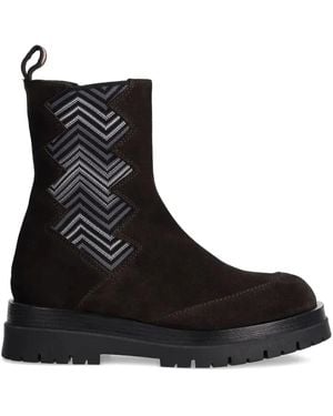 Missoni Suede Chelsea Boots - Black
