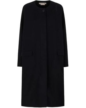 Marni ロゴ コート - ブラック