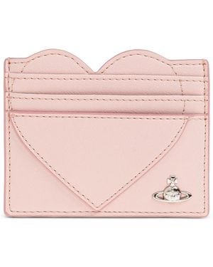 Vivienne Westwood Portefeuille À Motif De Cœur - Rose