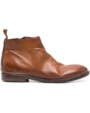 Moma Distressed Boots - Brown