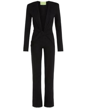 GAUGE81 Phil Ruched Jumpsuit - Black