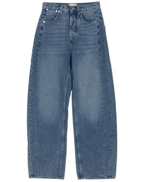Free People We The Free Truro Baggy Jeans - Blue