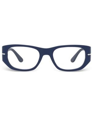 Persol Po3307S Rectangle-Frame Sunglasses - Blue