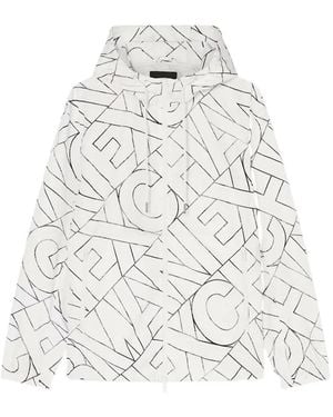 ARMANI EXCHANGE Cortavientos Con Logo Estampado - Blanco