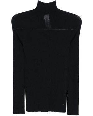 Akris ロングスリーブ トップ - ブラック