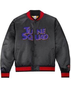 Nike X Lebron X Space Jam: A New Legacy "Tune Squad" Bomber Jacket - Blu