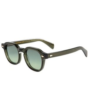 Moscot Dolt Sonnenbrille Mit Eckigem Gestell - Grün