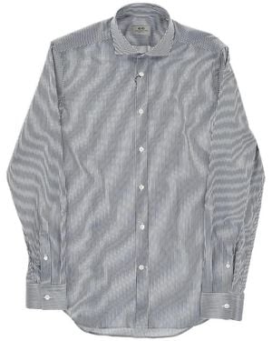 Corneliani Stripe-Pattern Shirt - Grey