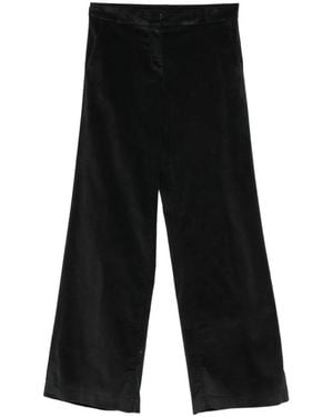 19.61 MILANO Weite Hose Mit Verschluss - Schwarz