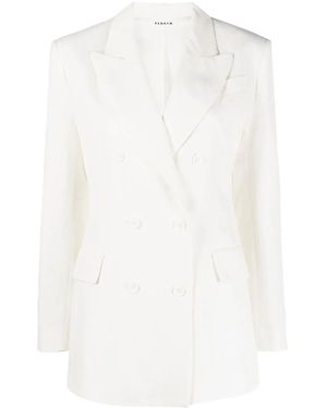 P.A.R.O.S.H. Double-Breasted Blazer - White