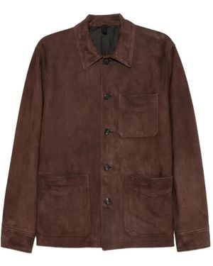 Tagliatore Patch-Pocket Jacket - Brown
