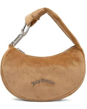 Juicy Couture Logo-Lettering Tote Bag - White