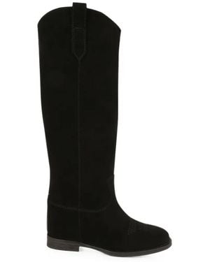 Via Roma 15 Bottes D'Inspiration Western - Black