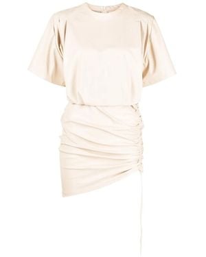 Isabel Marant Balesi ショートスリーブ ミニドレス - ホワイト